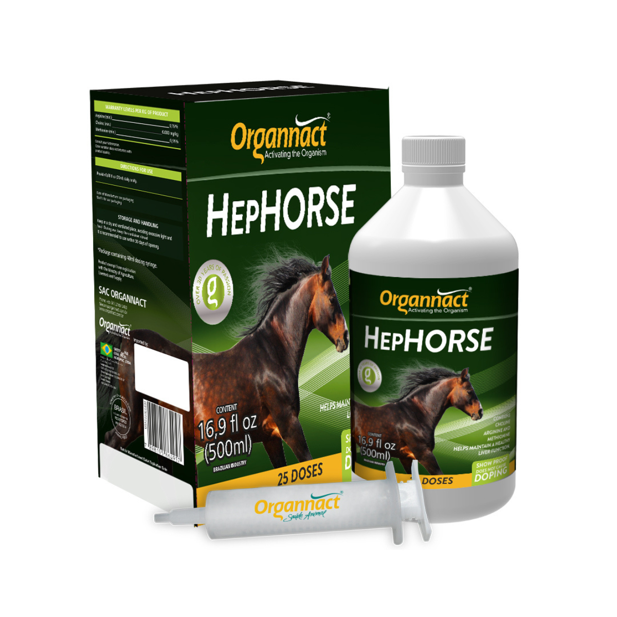 Organnact Hephorse 16.9 fl oz (500ml) Horse Supplement by organnact