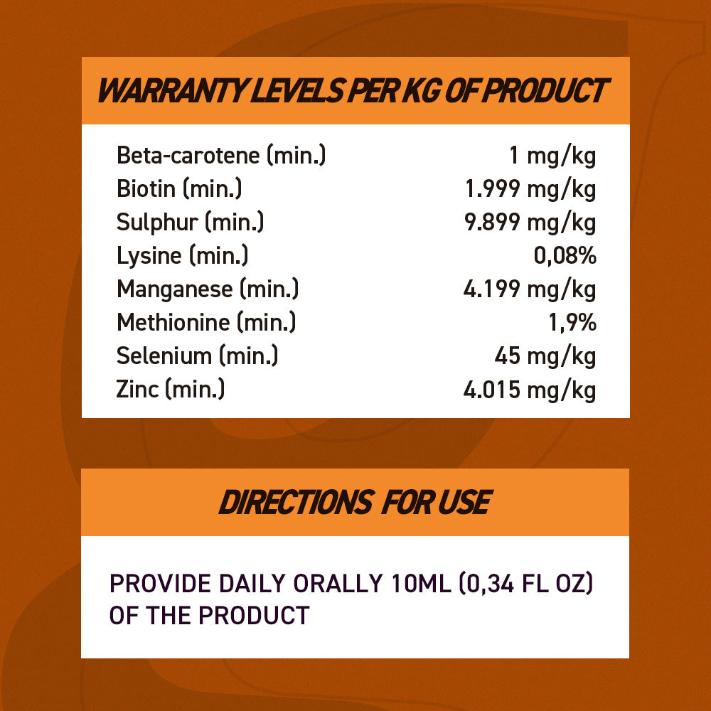  Organnact Hoof & Coat Armour - 33.8 Fl Oz Horse Supplement by organnact